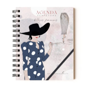 Agenda semanal sin fechas. A5. Amor