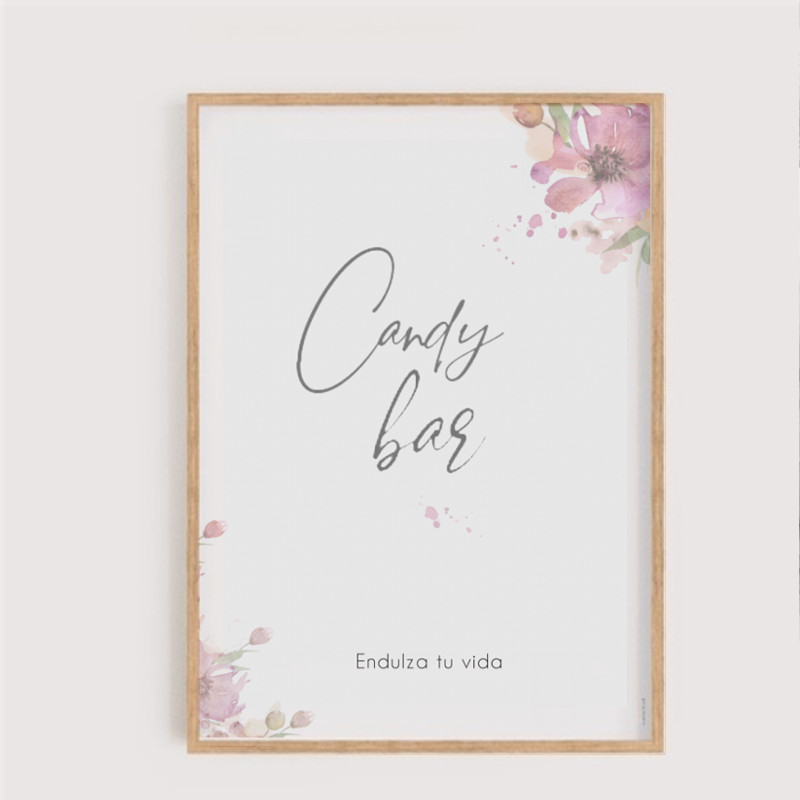 Cartel Candy bar. Bella - Imagen 2