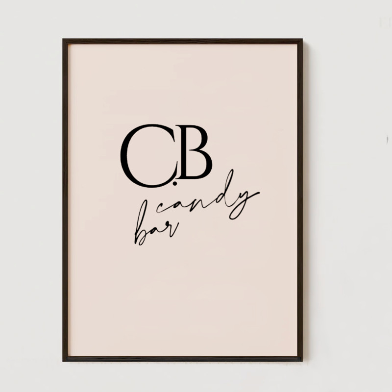 Cartel Candy bar. Scarlette - Imagen 2