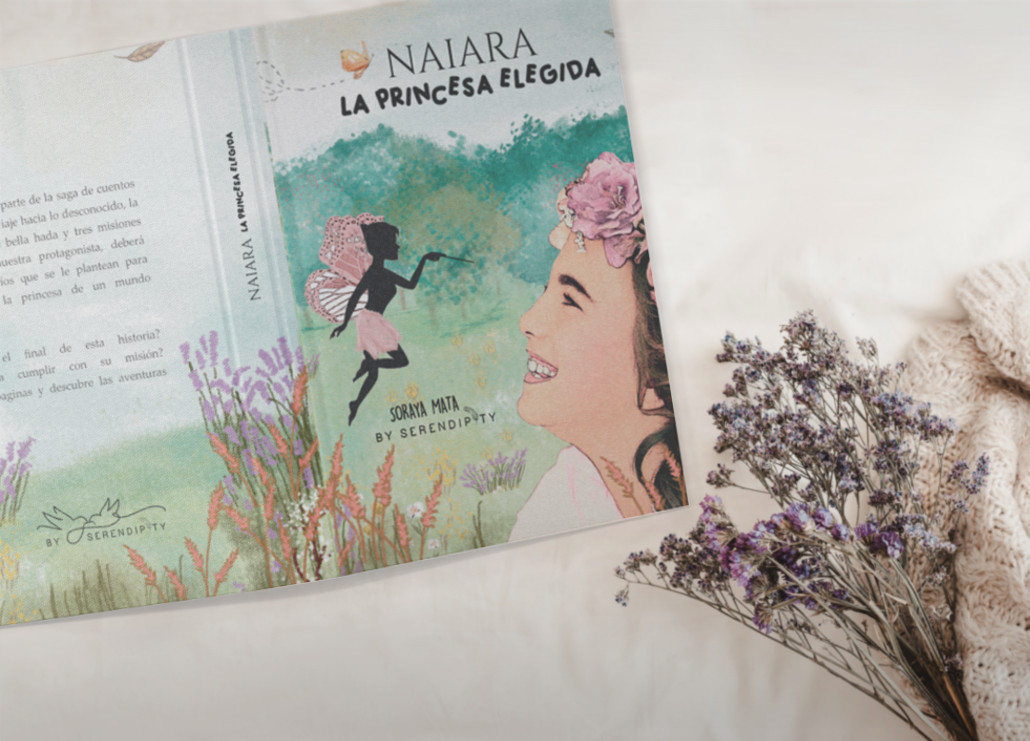 Cuento a medida diseñado por Mundo Inventado. Se ha usado materiales de alta calidad tanto en portada y contraportada como en páginas interiores. Diseñado en formato vertical e impreso a todo color