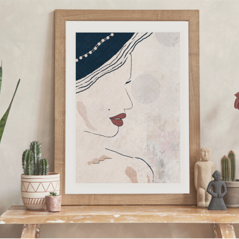 Lámina decorativa trazada de la marca Mundo Inventado Lámina decorativa de estilo trazado creada por Mundo Inventado para decorar tus espacios con estilo y calidad
