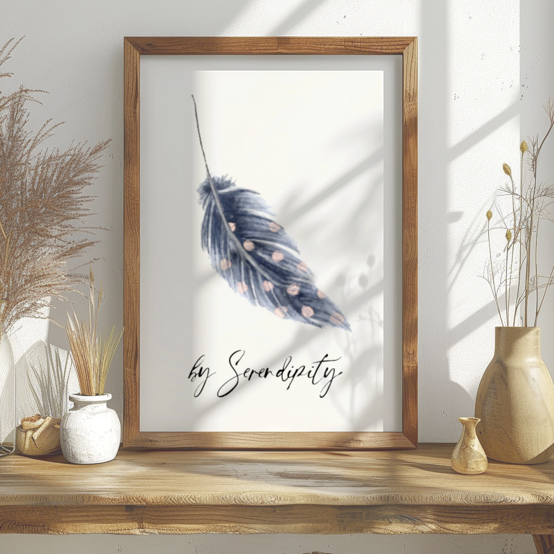La pluma es un elemento clave en nuestra historia y representa la habilidad de By Serendipity para crear historias.