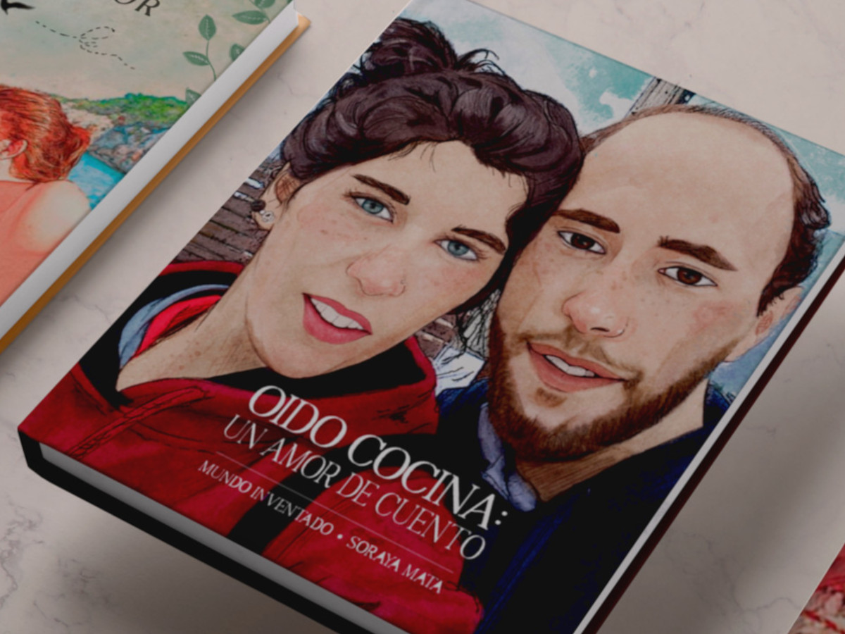 imagen de un cuento personalizado para parejas inspirado en Masterchef que ha sido diseñado y creado por la marca Mundo Inventado