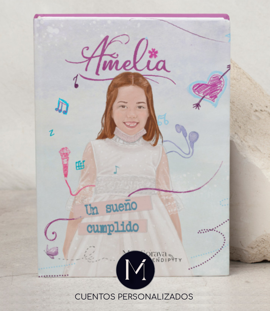 portada de un cuento personalizado infantil diseñado por Mundo Inventado.