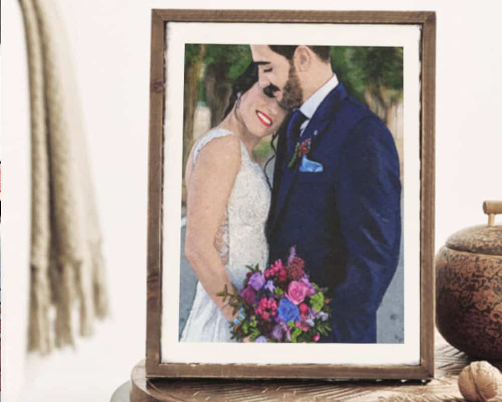 ILUSTRACION PERSONALIZADA PARA BODAS - EJEMPLO