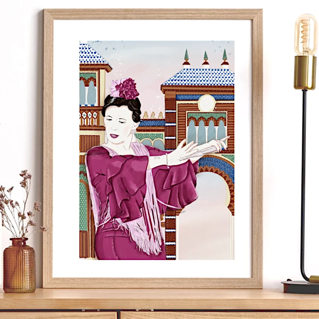 Ilustraciones personalizadas de familia especial para el día de la madre. Diseño Mundo Inventado
