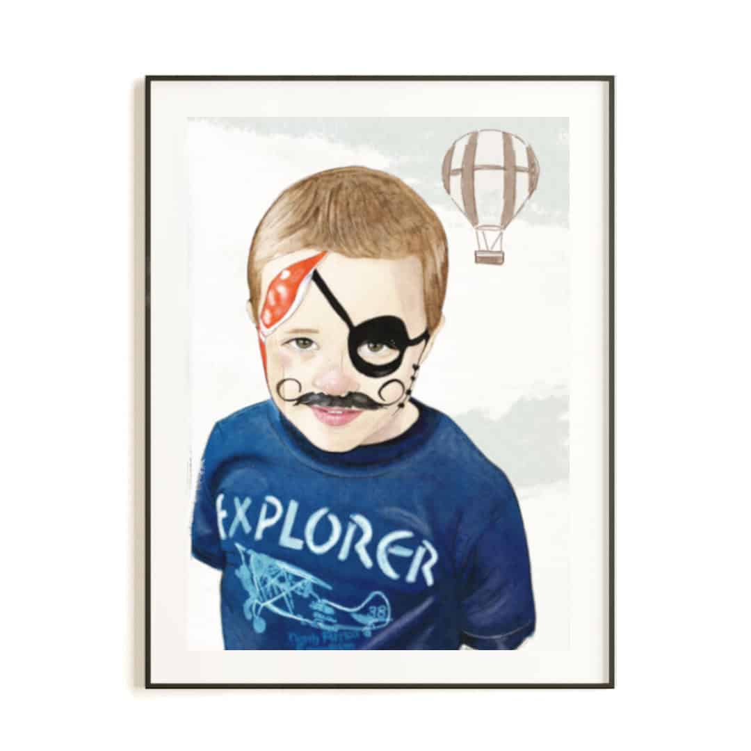 RETRATO PARA BEBE PERSONALIZADO · ANTONIO EL PIRATA