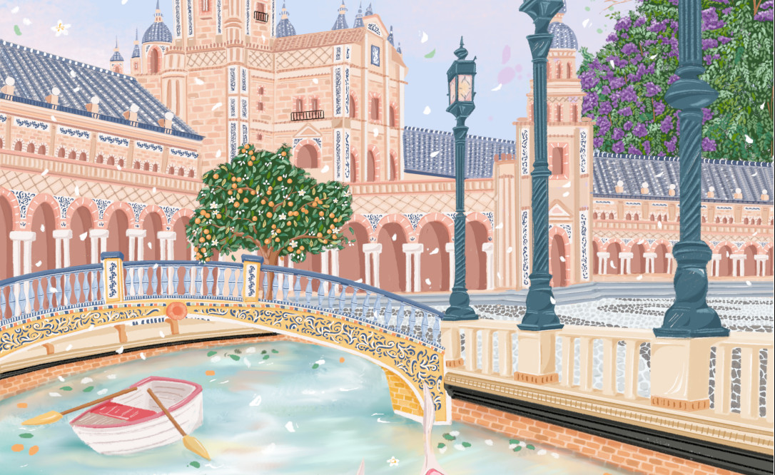 Plaza españa Sevilla · portada pequeña Imagen de portada para el artículo del blog: Plaza España de Sevilla