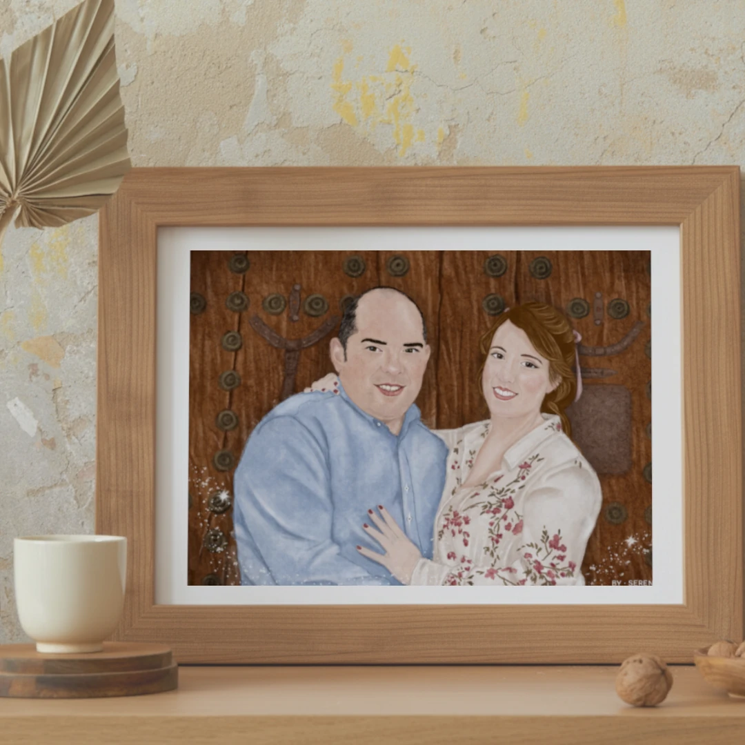 Ilustraciones personalizadas para parejas, un regalo genuino de bodas