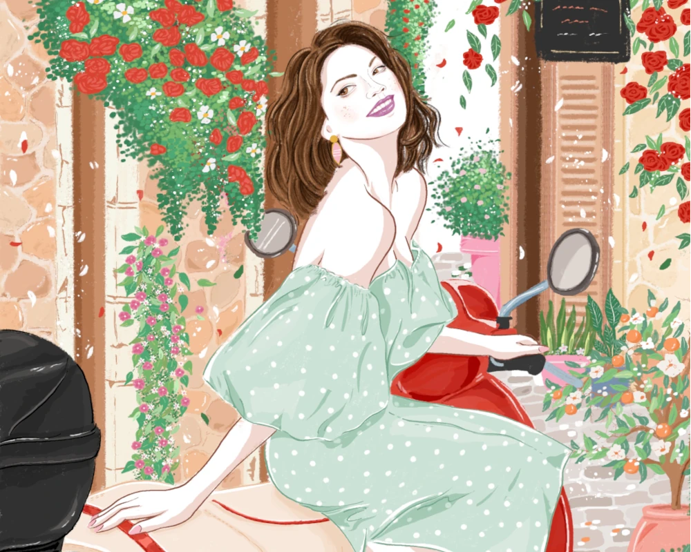 Mini portada del artículo Valentina y su vespa roja