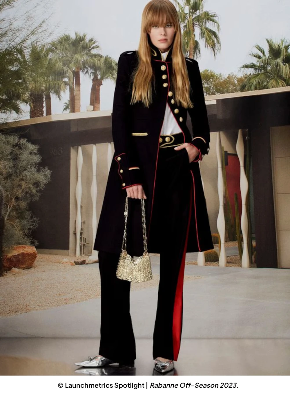 Chaquetas militares Rabanne season 2023